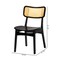 Baxton Studio Tafari Mid-Century Modern Dark Brown Finished Wood and Rattan 2-Piece Dining Chair Set 239-2PC-13413-ZORO - alternate 8